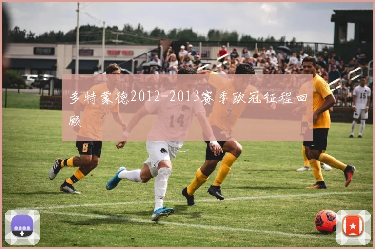 多特蒙德2012-2013赛季欧冠征程回顾